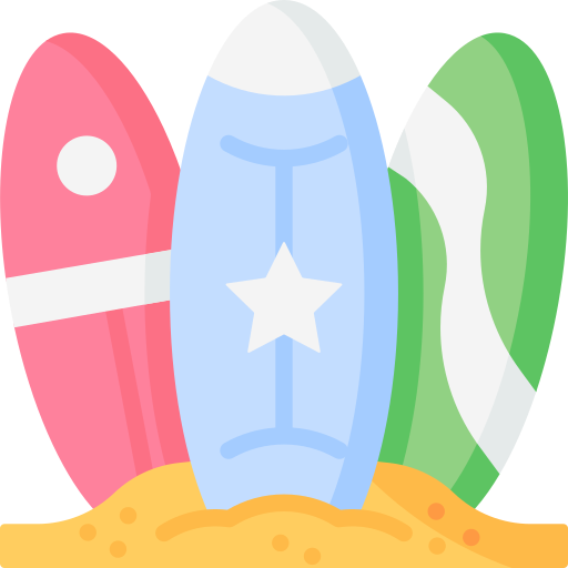 Surfing Special Flat icon