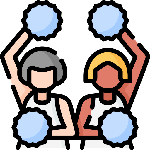 Cheerleading Special Lineal color icon