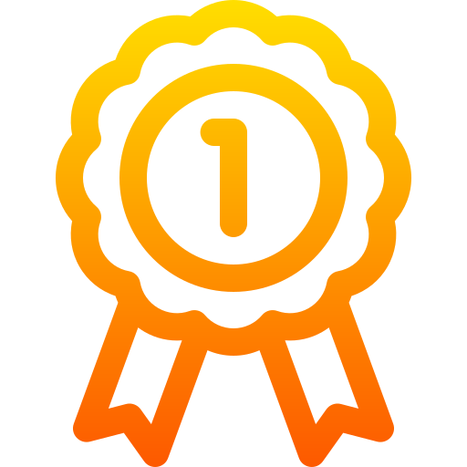 medalla Basic Gradient Lineal color icono