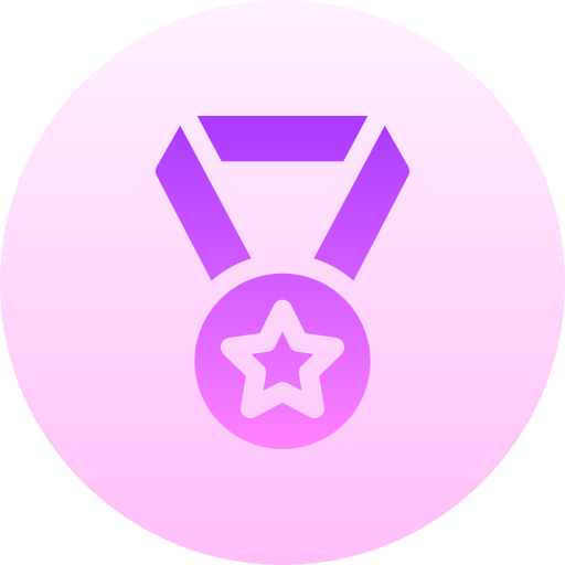 medalla Basic Gradient Circular icono