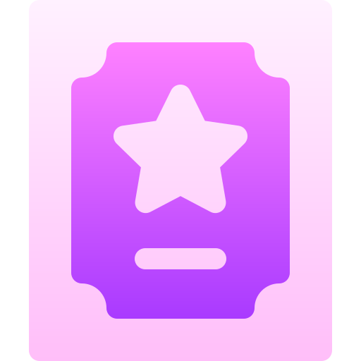 zertifikat Basic Gradient Gradient icon