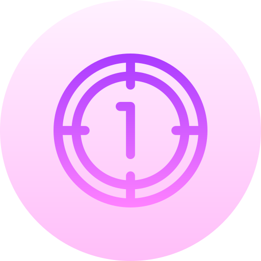 표적 Basic Gradient Circular icon