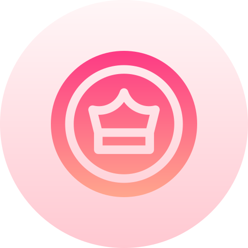 バッジ Basic Gradient Circular icon