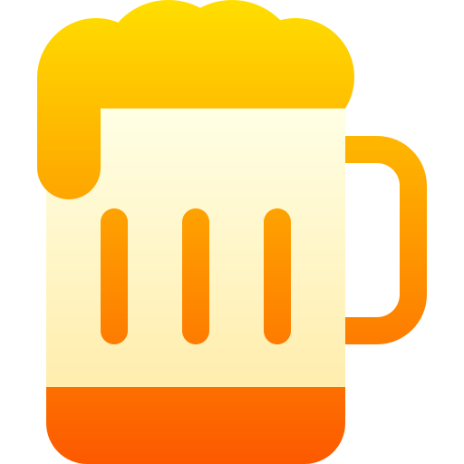ビールのジョッキ Basic Gradient Gradient icon