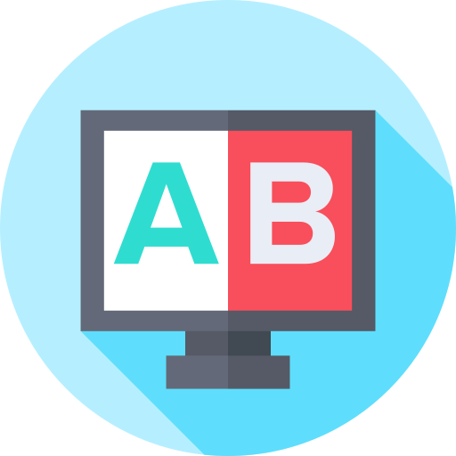 Ab testing Flat Circular Flat icon