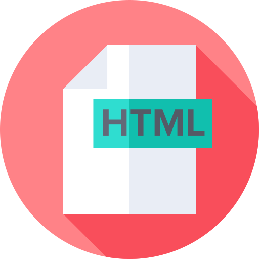 html Flat Circular Flat ikona