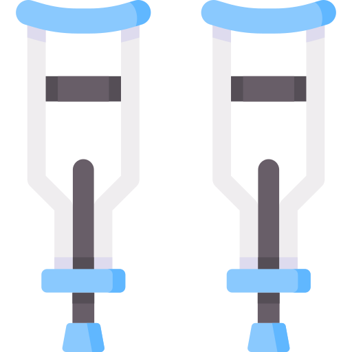 Crutch Special Flat icon