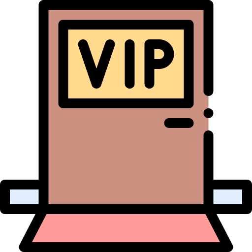 vipルーム Detailed Rounded Lineal color icon