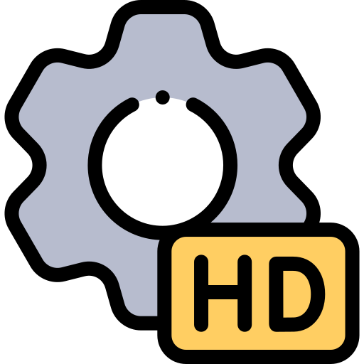 hd Detailed Rounded Lineal color icon