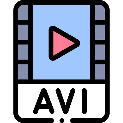 avi Detailed Rounded Lineal color icoon