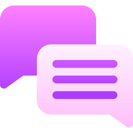 chat Basic Gradient Gradient icono