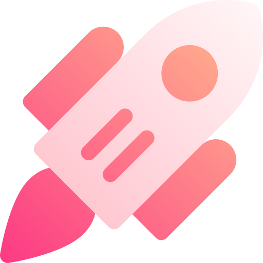 로켓 Basic Gradient Gradient icon