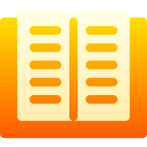 Book Basic Gradient Gradient icon