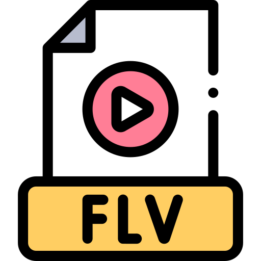 flv Detailed Rounded Lineal color icon
