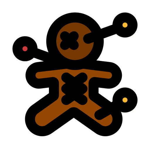 Voodoo doll Generic Outline Color icon