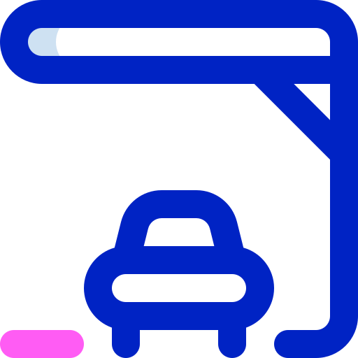 Parking lot Super Basic Orbit Color icon