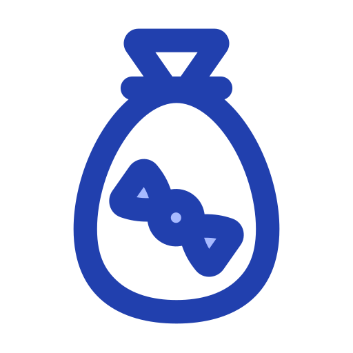 snoep zak Generic Blue icoon