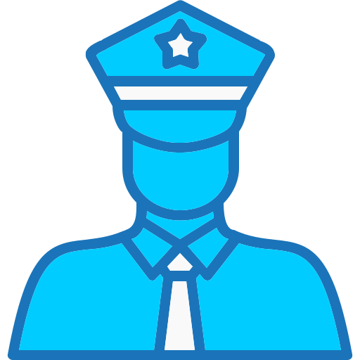 Policeman Generic Blue icon