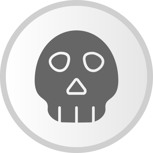 頭蓋骨 Generic Grey icon