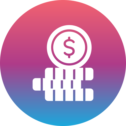 dinero Generic Flat Gradient icono