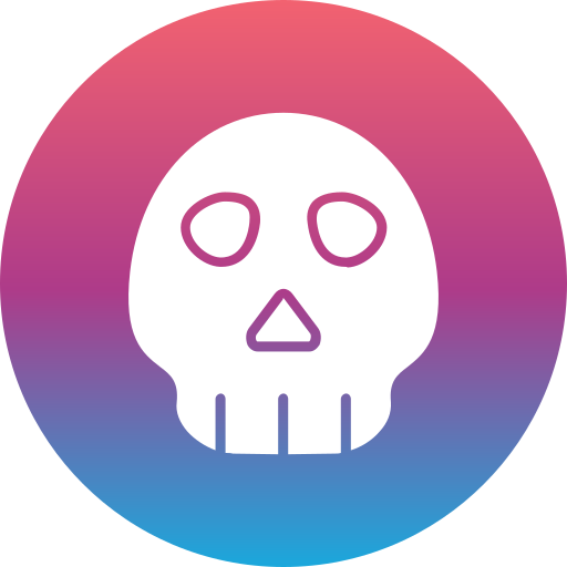 Skull Generic Flat Gradient icon