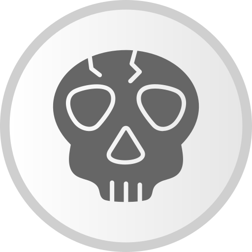 Skull Generic Grey icon