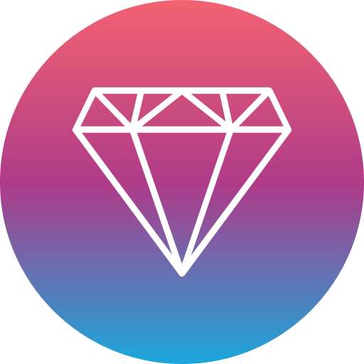 diamant Generic Flat Gradient icon