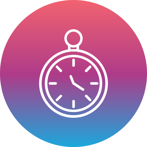 taschenuhr Generic Flat Gradient icon