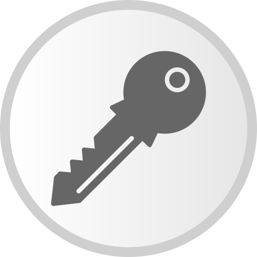sleutel Generic Grey icoon