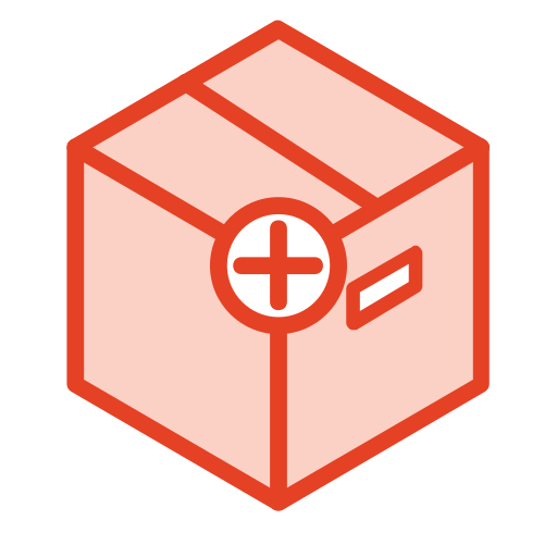 Package box Generic Outline Color icon