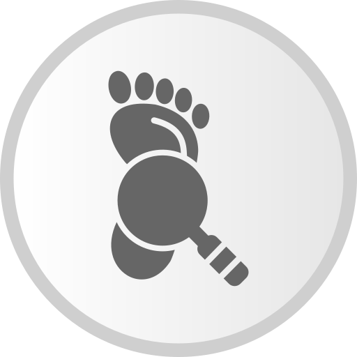 voetafdruk Generic Grey icoon