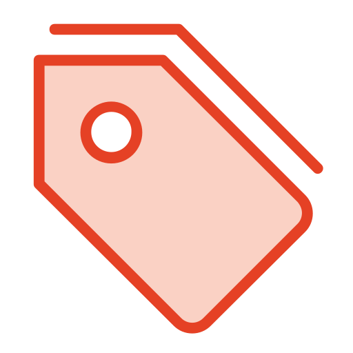 라벨 마크 Generic Outline Color icon