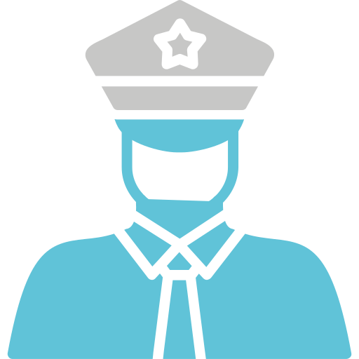 Полицейский Generic Blue иконка