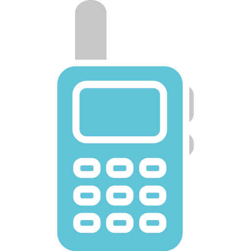 walkie-talkie Generic Blue icono