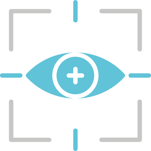 eye scan Generic Blue icon
