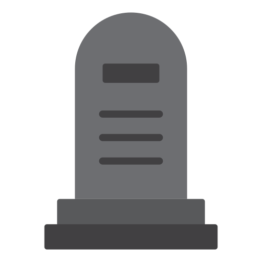 Gravestone Generic Flat icon