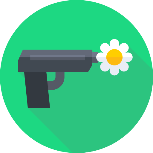 銃 Flat Circular Flat icon