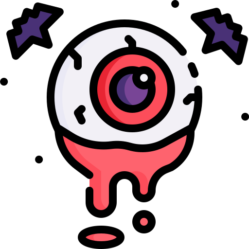 Eye ball Generic Outline Color icon