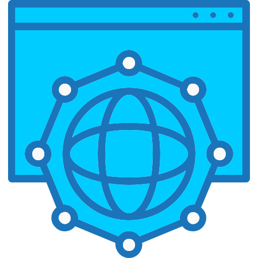 internet Generic Blue icon