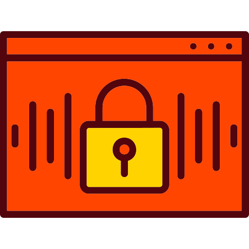 Voice lock Generic Outline Color icon