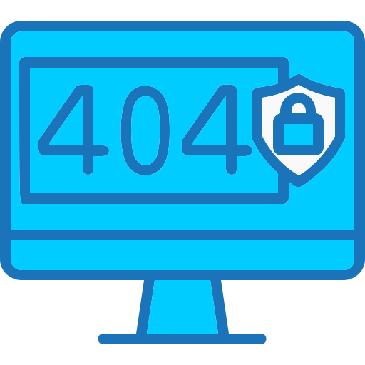 Ошибка 404 Generic Blue иконка