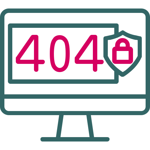 Ошибка 404 Generic Outline Color иконка