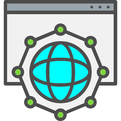 Internet Generic Outline Color icon