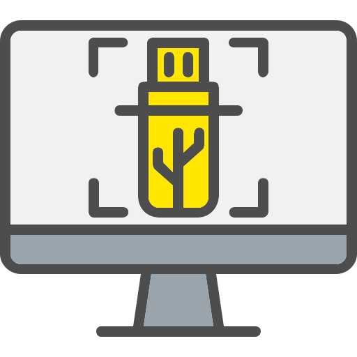USB Generic Outline Color icon