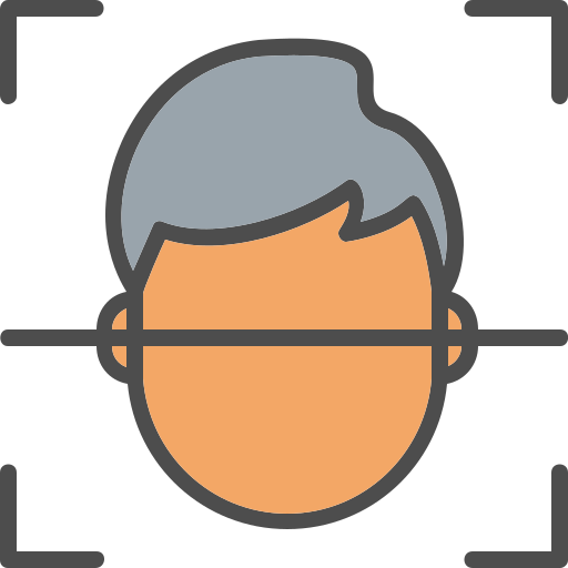 Face scan Generic Outline Color icon