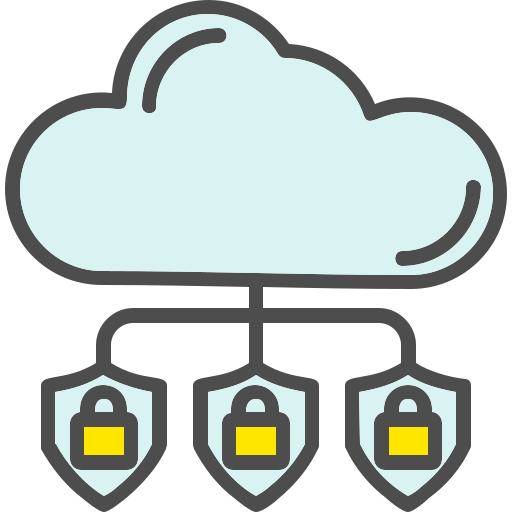 Cloud Computing Generic Outline Color icon