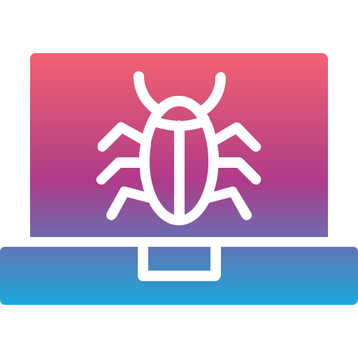 software malicioso Generic Flat Gradient icono