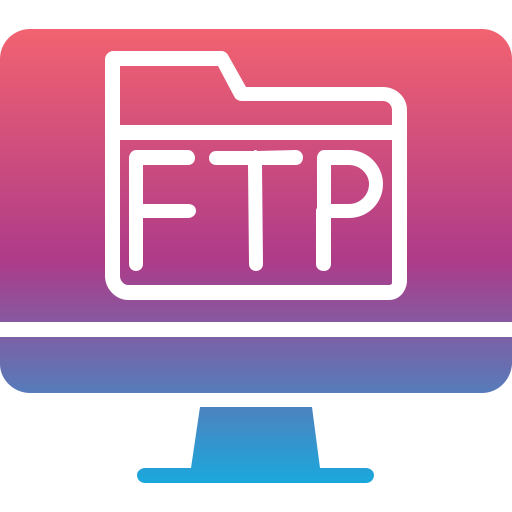 ftp Generic Flat Gradient icon