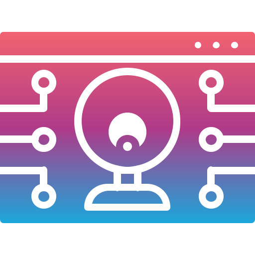 web-kamera Generic Flat Gradient icon