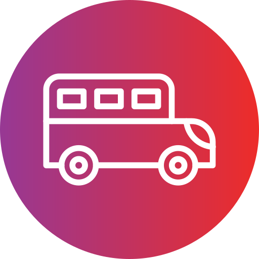 School bus Generic Flat Gradient icon